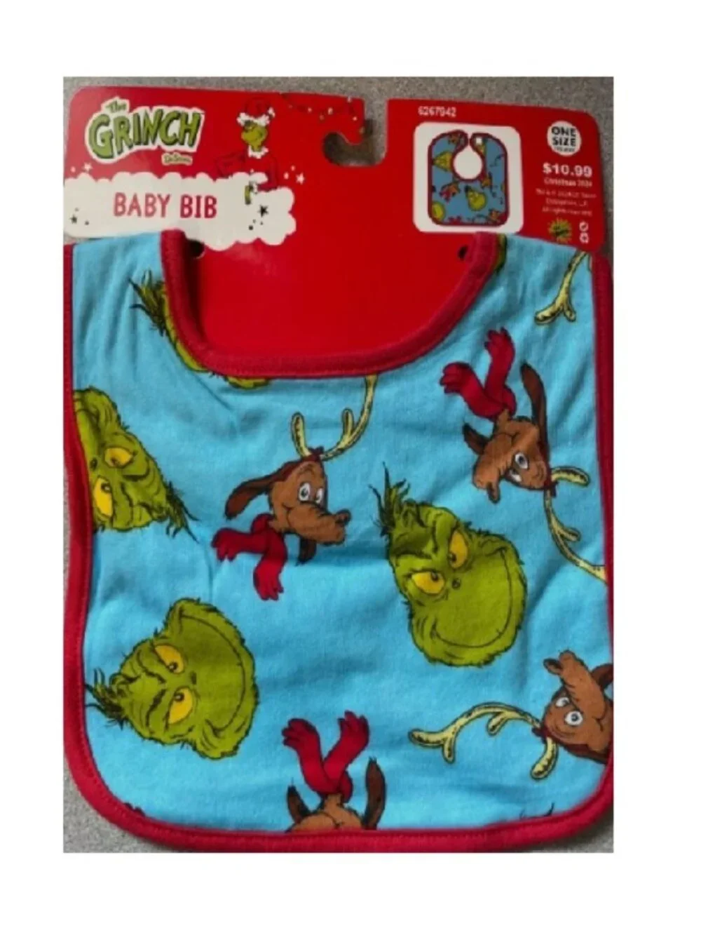 Grinch Max Baby Bid One Size 9.5-11